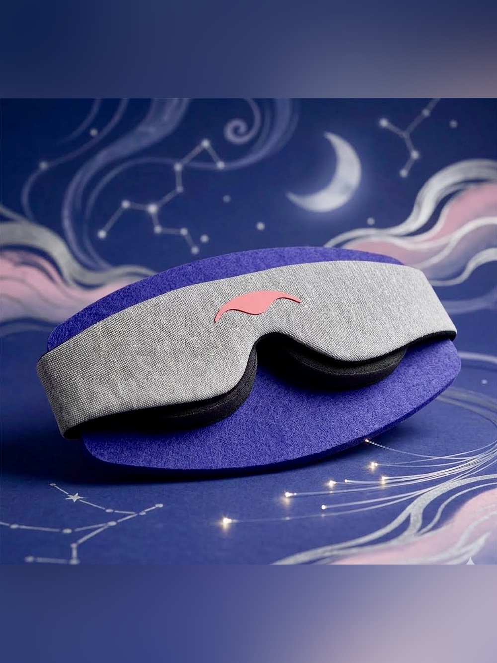 NWOT Manta Sleep Mask - 100% Blackout Adjustable Sleep Mask - Complete Set